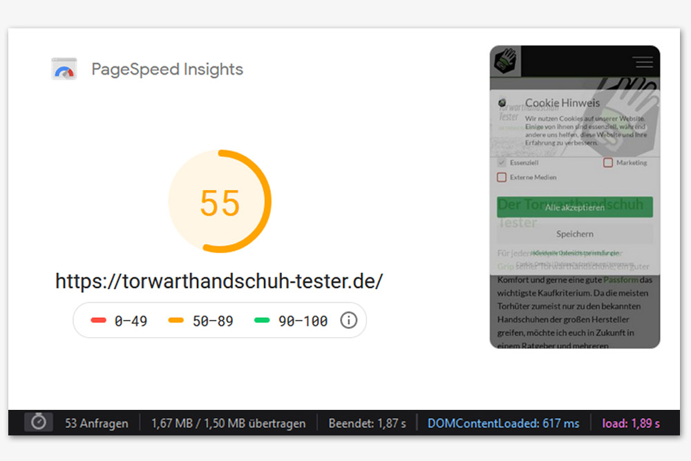 Pagespeed Wordpress