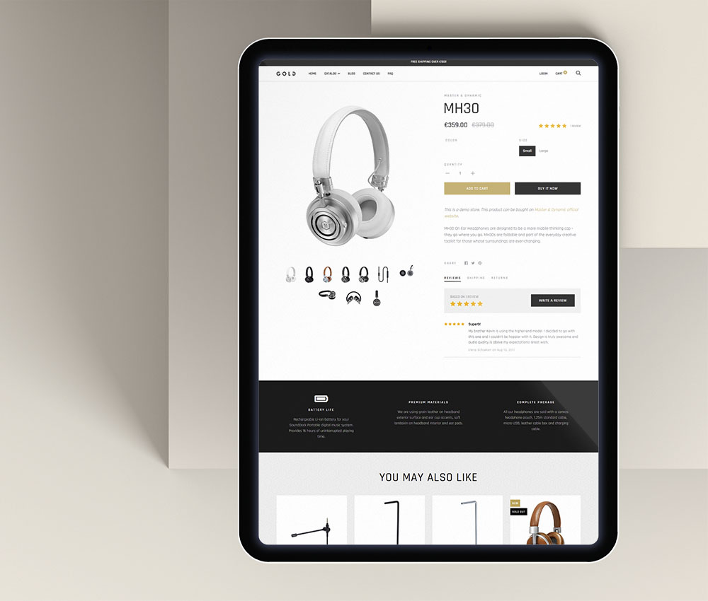 Online Shop Design