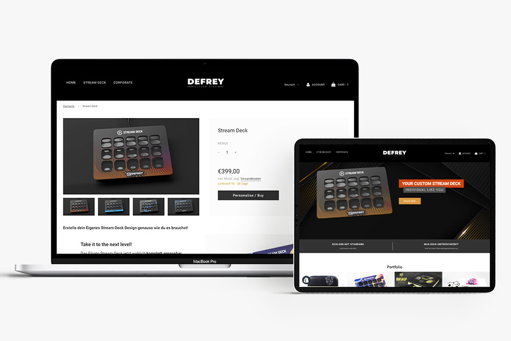 Online Shop Entwicklung